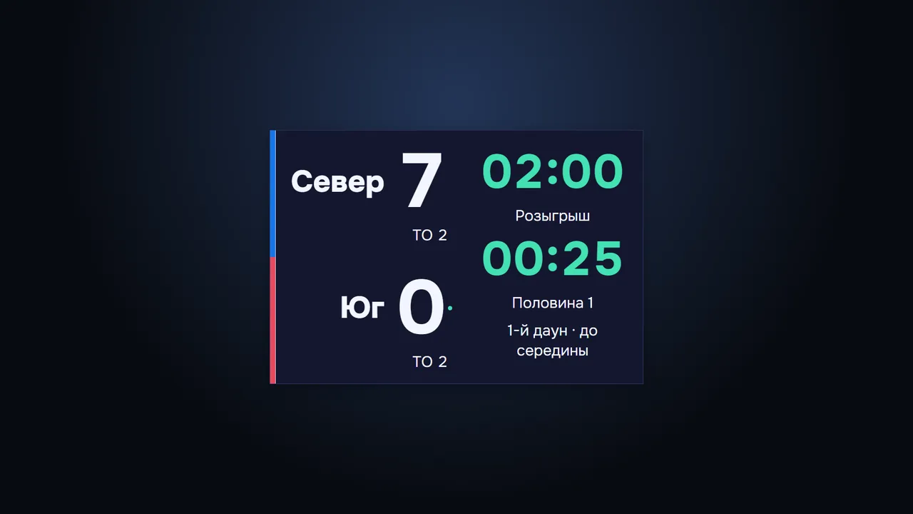 Флаг-футбол — экран