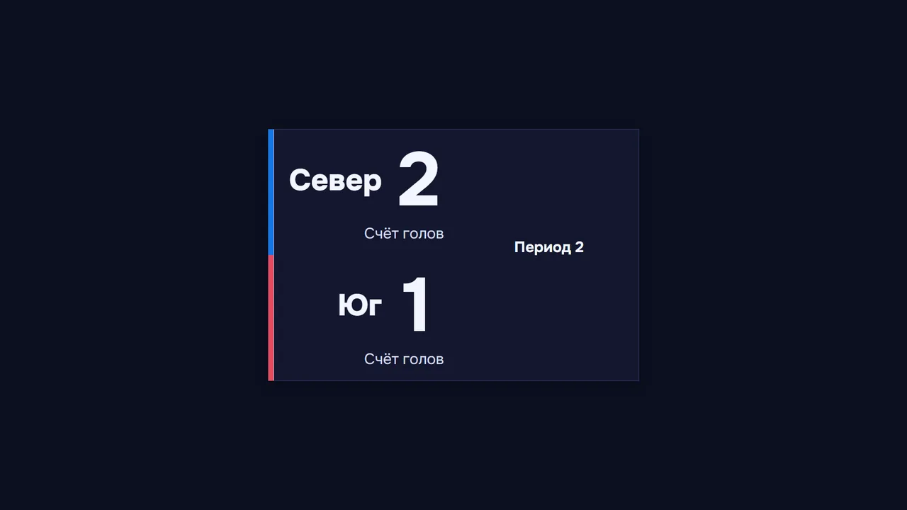 Флорбол — экран